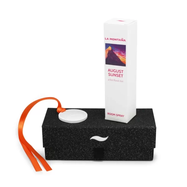 Limited Edition - Ceramic Scent Stone with Room Mist in Christmas Glitter Box